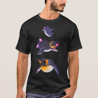 Camiseta Dia do Pinguim - Nome/Escuro