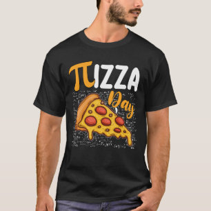 Camiseta Dia do Pizza Pi Amantes da Matemática Matemática