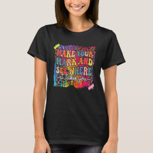 Camiseta Dia do Ponto Faça Sua Marca E Veja Aonde Ela O Lev