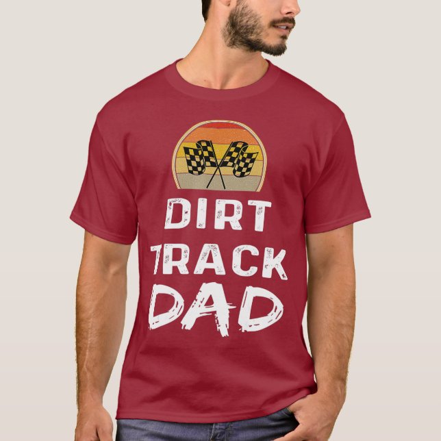 Camiseta Dia do Presente do Pai Race Race Race-Track (Frente)