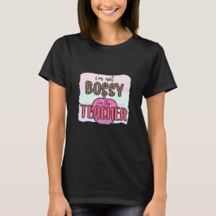 Camiseta Dia do Professor Não Sou Chefe Sou Professora