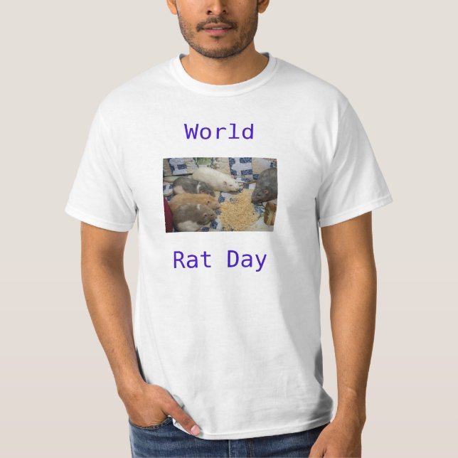 Camiseta Dia do rato do mundo (Frente)