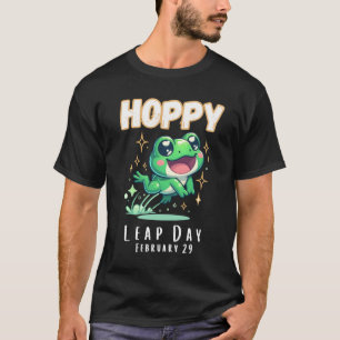 Camiseta Dia do Salto Hoppy 29 de fevereiro