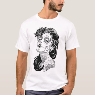 Camiseta Dia do t-shirt dos homens inoperantes da menina