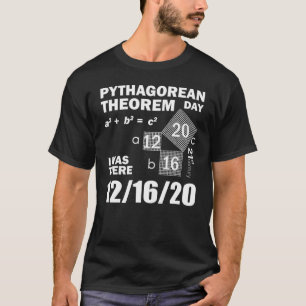 Camiseta Dia do Teorema de Pitágoras Professor de Matemátic