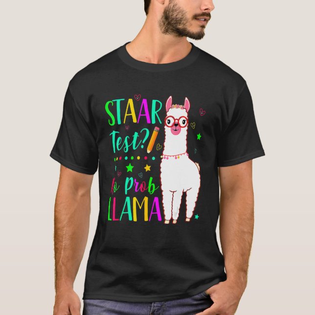 Camiseta Dia do Teste de Teste de Professores da Staar No P (Frente)