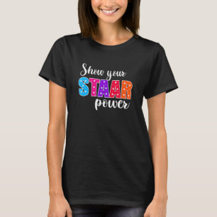 Camiseta Dia do Teste Mostre Seu Professor Estacionário