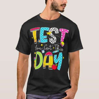 Camiseta Dia do Teste Você Consegue Para Professor Aluno Es