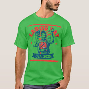 Camiseta Dia do Trabalho 2025, Camisa-T Patriótica do Orgul