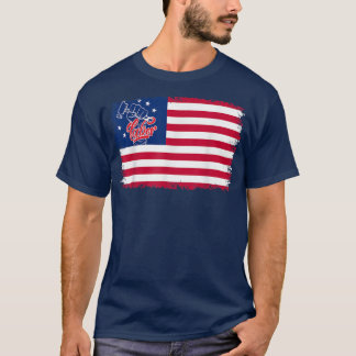 Camiseta Dia do Trabalho Betsy Ross American Flag Workers L