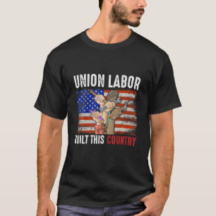 Camiseta Dia do Trabalho Citação Orgulhosa Trabalhador Si