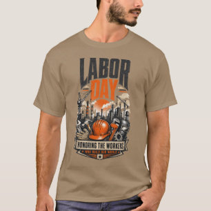 Camiseta Dia do Trabalho em Homenagem aos Trabalhadores que
