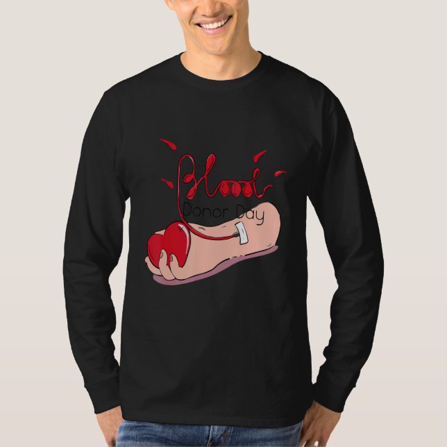 Camiseta Dia dos Doadores de Sangue Cota 14 de junho Legal  (Frente)