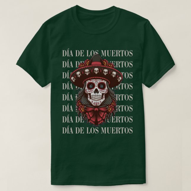 Camiseta Dia dos Mortos (Frente do Design)