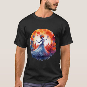 Camiseta Dia dos Mortos Da Catrina Lady Sugar Skull Dia De 