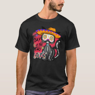 Camiseta Dia dos Mortos Día de Muertos Halloween Caveira de