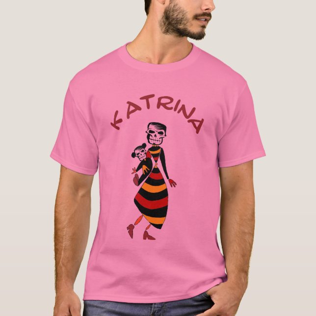 Camiseta Dia dos Mortos Katrina (Frente)