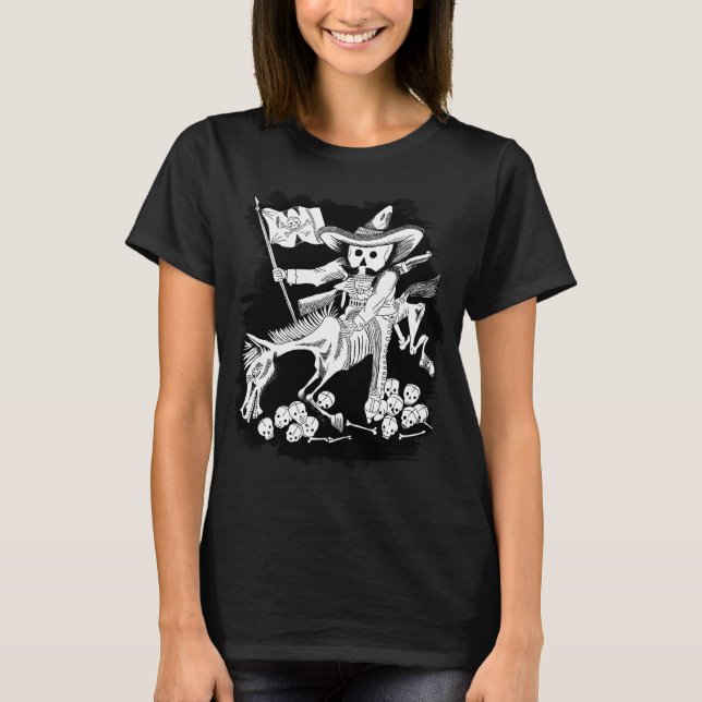 Camiseta Dia dos Mortos Zapata - Dia de los mortos (Frente)