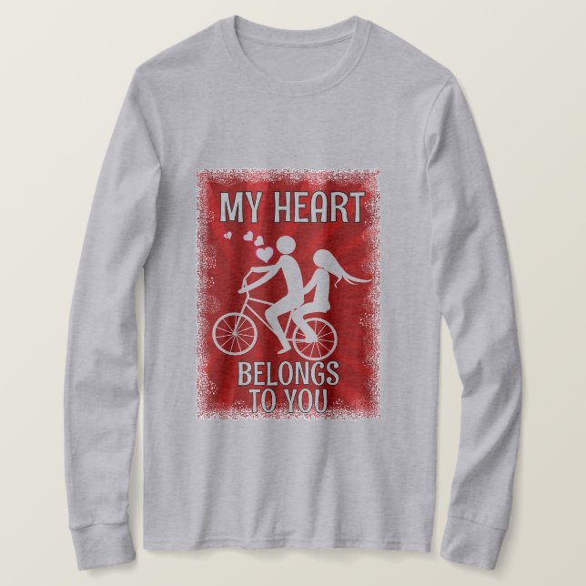 Camiseta Dia dos Namorados (Frente do Design)