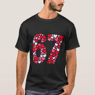 Camiseta Dia dos Namorados 67 Meme Cheio de Corações Engraç