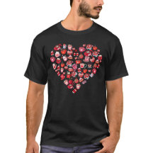Dia dos Namorados Amor Coração Forma Café Design