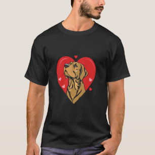 Camiseta Dia dos Namorados Cachorro Coração