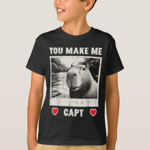 Camiseta Dia dos Namorados Capivara Selfie Me Faz Capy Home