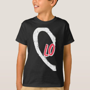 Camiseta Dia dos Namorados Combinando Amor Lo Coração Fofo