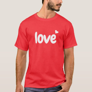 Camiseta Dia dos Namorados Coração Amor