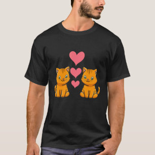 Camiseta Dia dos Namorados Corações Dia Relacionamento Aman