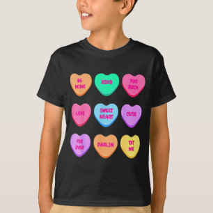 Camiseta Dia dos namorados corações doce seja namorada mulh
