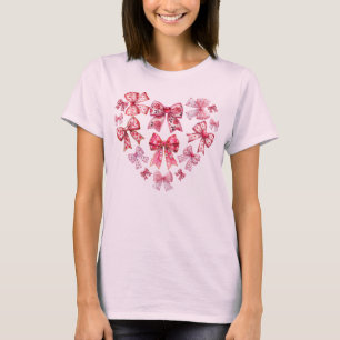 Camiseta Dia dos Namorados Croquete Arco Coração