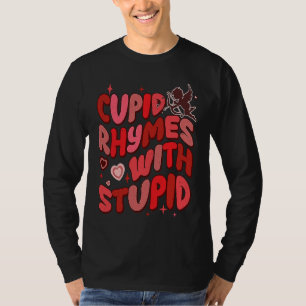 Camiseta Dia dos Namorados Cupido Rima Com Antirretrógrado