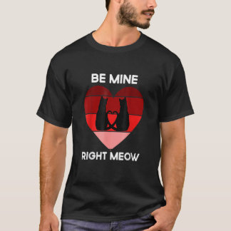 Camiseta Dia dos Namorados de Gato Seja Meu Miau Gato