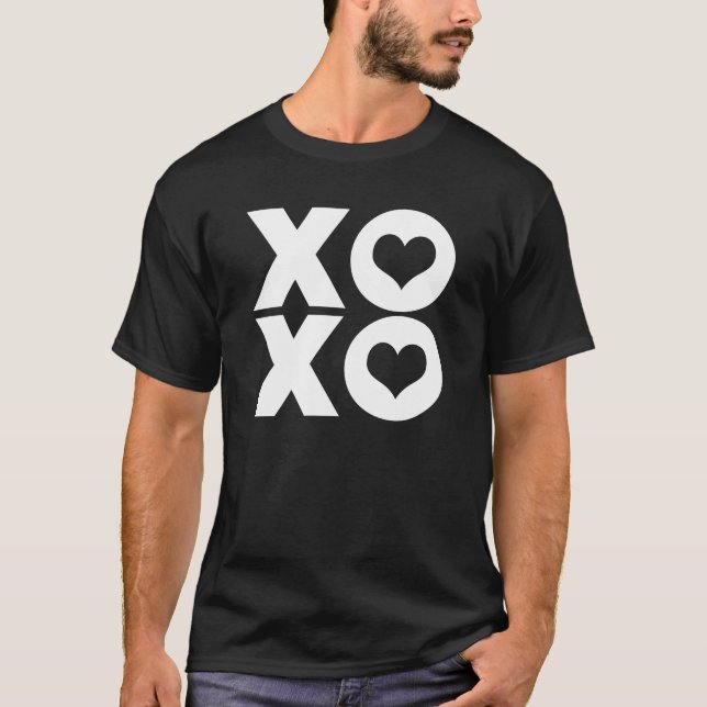Camiseta Dia dos namorados do amor de XOXO (Frente)