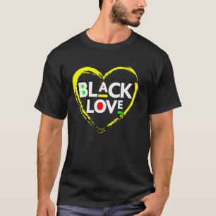 Camiseta Dia dos namorados do amor negro e mês da história