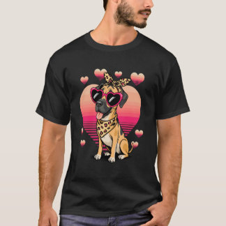 Camiseta Dia dos Namorados do Great Dane