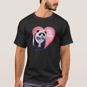 Camiseta Dia dos namorados do urso de panda