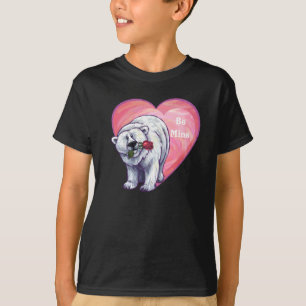 Camiseta Dia dos namorados do urso polar