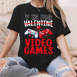 Camiseta Dia dos Namorados é para Presente Engraçado de Jog