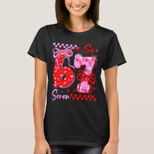 Camiseta Dia dos Namorados Engraçado 67 Meme 6 7 Arco de Di