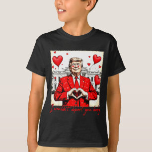 Camiseta Dia dos Namorados Eu Não Daria Você Bebê Trump