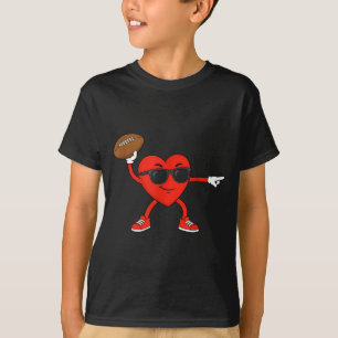 Camiseta Dia dos Namorados Futebol Coração Design de Jogo