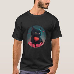 Camiseta Dia dos Namorados Gato Eu Roubo Corações Homens Mu