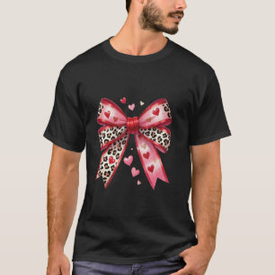 Camiseta Dia dos Namorados Laço de Fita Fofo Coquete