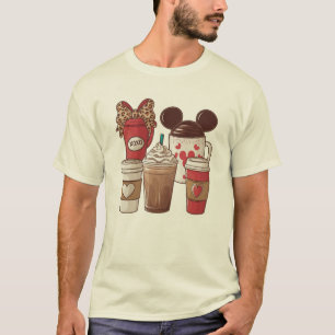 Camiseta Dia dos Namorados Latte Engraçado Amante do Café