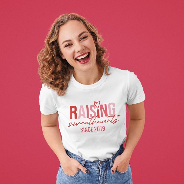 Camiseta Dia dos Namorados Mãe de Corações (Criador carregado)