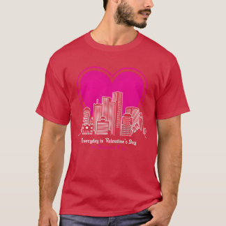 Camiseta Dia dos Namorados na Cidade de Phoeni retrô
