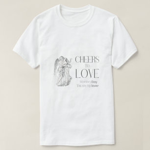 Camiseta Dia dos Namorados – Querubins Vintage & Mensagem d