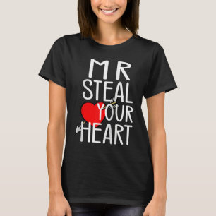 Camiseta Dia dos Namorados Sr Roube Seu Coração Dia dos Nam